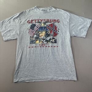 Battle of Gettysburg 140th Anniversary T Shirt size Men's XL Civil War
